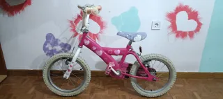Bicicleta Barbie 16 Rosa-Bianco per Bambina