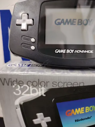 Nintendo Game Boy Advance 32 Bit Negra