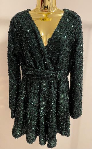 Macacão Lantejoula Verde