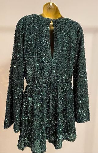 Macacão Lantejoula Verde