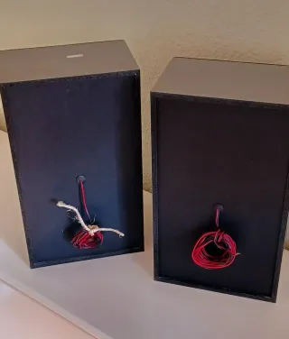 Altavoces Aiwa Negros y Plateados