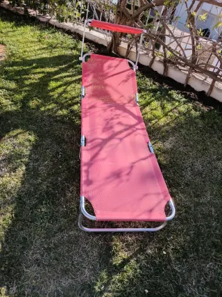 Tumbona de playa plegable