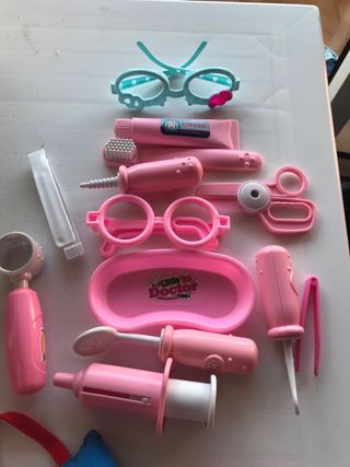 Juego de Doctor Infantil Rosa