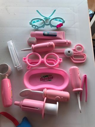 Juego de Doctor Infantil Rosa