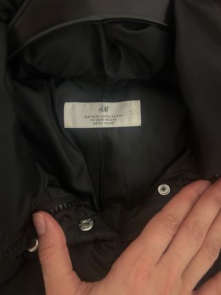 Piumino nero bambino/a