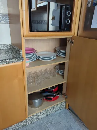 Muebles de cocina madera estilo clásico en madera