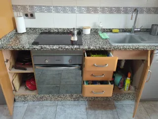 Muebles de cocina madera estilo clásico en madera