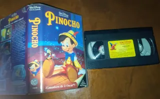 Pinocho VHS Clásico Disney Español
