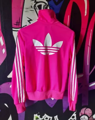 XS y S Chaqueta Adidas Firebird Trefoil Rosa