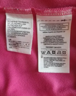 XS y S Chaqueta Adidas Firebird Trefoil Rosa