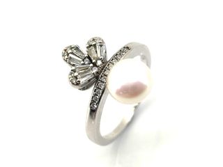 anillo plata 925mm con piedra con circonita