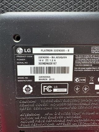 Monitor LG LED 21,5 Ultra Brillante