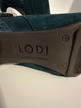 Botines LODI Talla 38 Verde