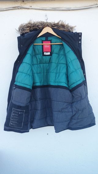 Parka Springfield Talla XXL Azul/Verde Oliva
