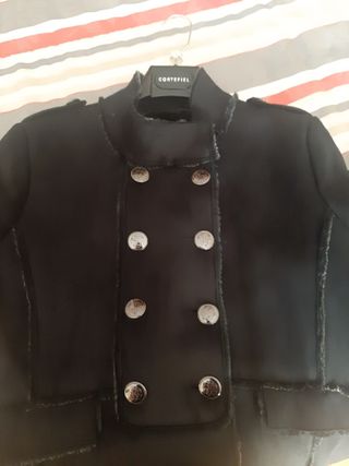 Abrigo Cortefiel efecto ante. Practicamnete nuevo.