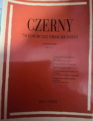 Czerny 70 Esercizi Progressivi per Pianoforte