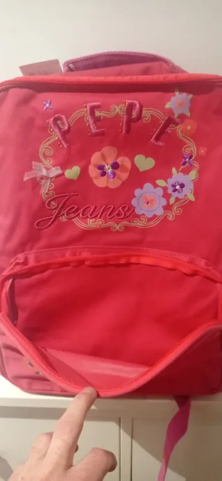 Mochila Pepe Jeans Infantil Flores