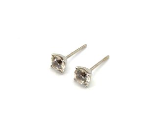 pendientes oro 18k con piedra con circonita
