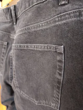 Zara Vaqueros Negros Talla 46