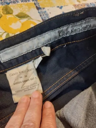 Calvin Klein Jeans W30 Blu Scuro Notte