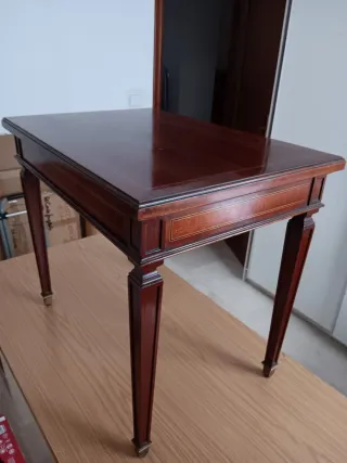 2 Mesas Auxiliares Clásicas Madera