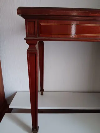 2 Mesas Auxiliares Clásicas Madera