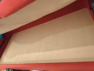 Canapé cama 90cm naranja (Recogida en domicilio)