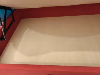 Canapé cama 90cm naranja (Recogida en domicilio)