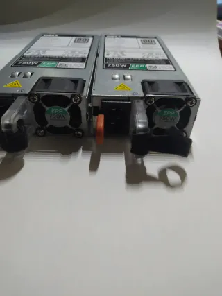 2 Fuente Alimentación Servidor DELL 750W Platinum