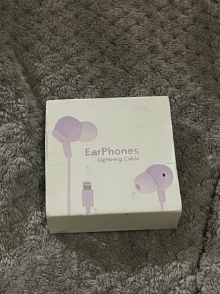 Auriculares iPhone Morado Cable Lightning
