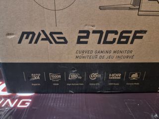 Monitor MSI MAG 27C6F Curvo 27 FHD 180Hz