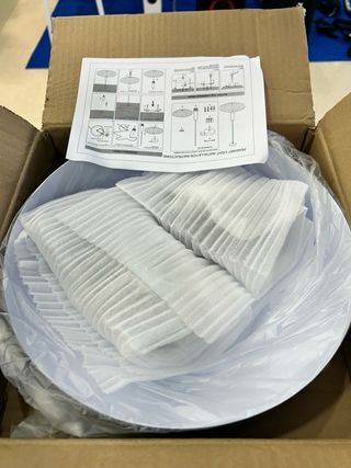 LÁMPARA COLGANTE 30CM VERDE