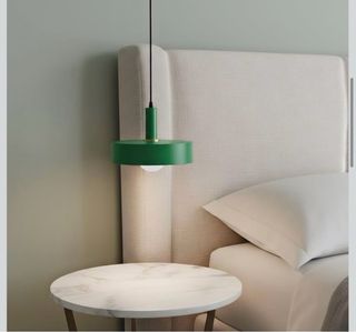 LÁMPARA COLGANTE 30CM VERDE