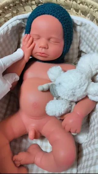 Bebé realista de silicona