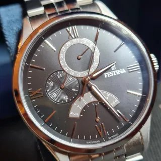 Orologio Festina Uomo Nero e Argento