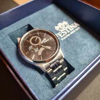 Orologio Festina Uomo Nero e Argento