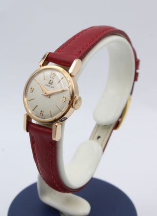Reloj Omega Clásico Vintage Mujer Oro Rojo
