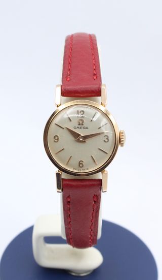 Reloj Omega Clásico Vintage Mujer Oro Rojo