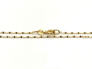 cadena oro 18k 22cm