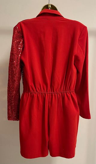 Macacão Pimkie vermelho com lantejoulas