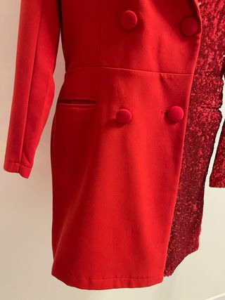 Macacão Pimkie vermelho com lantejoulas