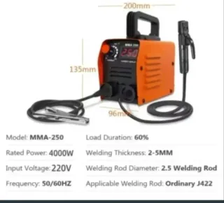 Máquina Soldar Inverter MMA-250