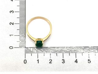 anillo oro 18k con piedra con circonita,otros