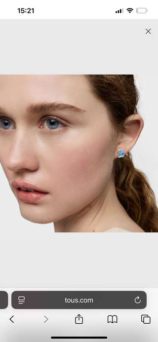 Pendientes Tous Oso Azul Espinela