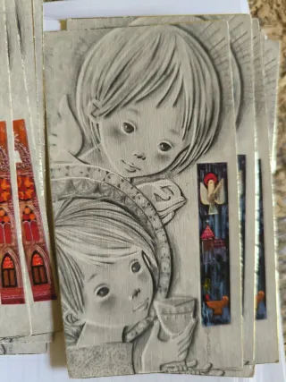 29 Estampas Recordatorio Comunión estilo boceto