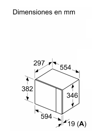 Microondas Integrable Bosch Serie 6