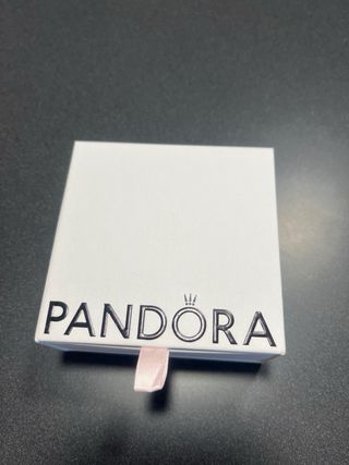 Bracciale Pandora Pelle Nera e Argento