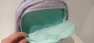 Mochila Pepe Jeans Morada y Verde