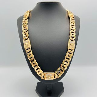 CADENA TIPO CARTIER MEDUSA 18MM 18K