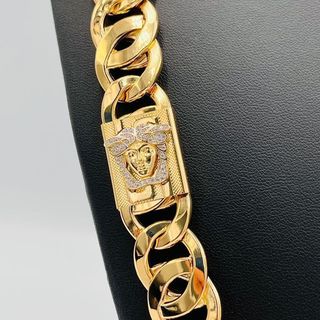 CADENA TIPO CARTIER MEDUSA 18MM 18K